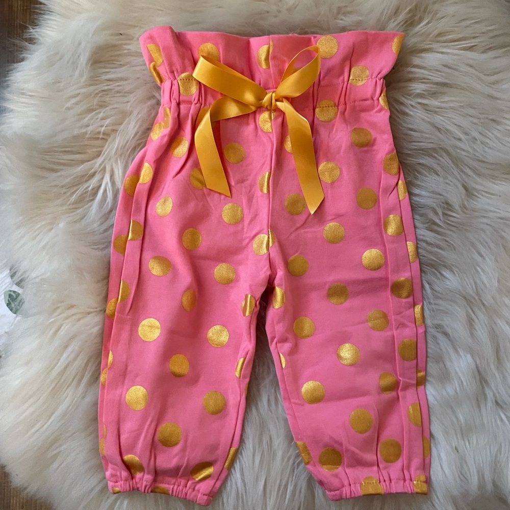 Polka Dot Baby Girl Pants